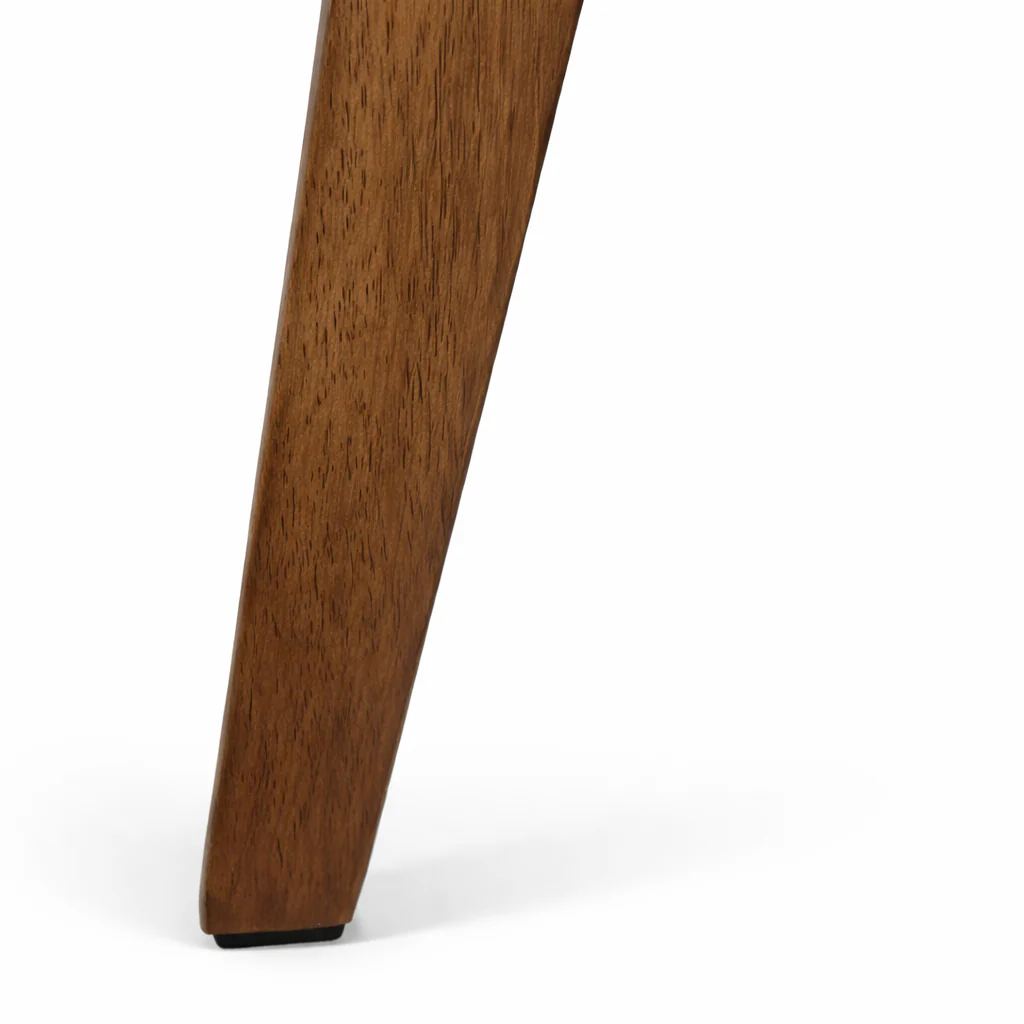 Abby Solid Wood Dining Chair - Smoked Oak and Moss Green - Image 6