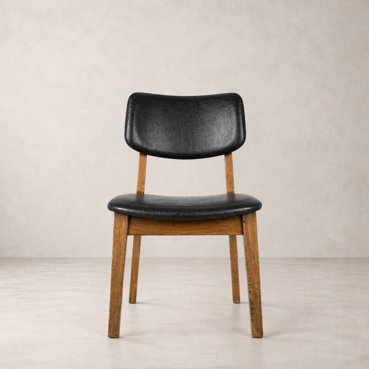 Clara Solid Wood Dining Chair - Smoked Oak and Black - Image 3