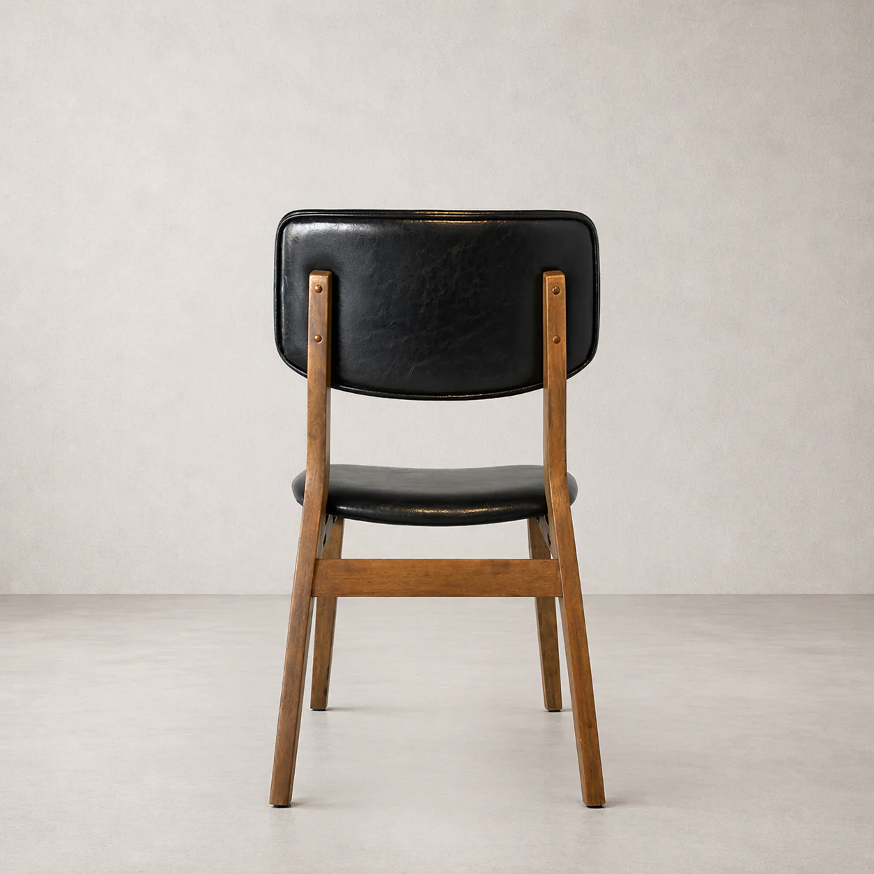 Clara Solid Wood Dining Chair - Smoked Oak and Black - Image 5