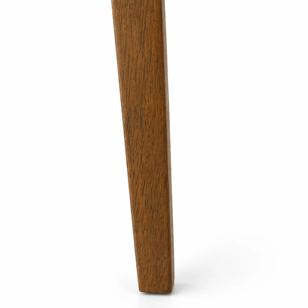 Clara Solid Wood Dining Chair - Smoked Oak and Soft Sand Beige - Image 6