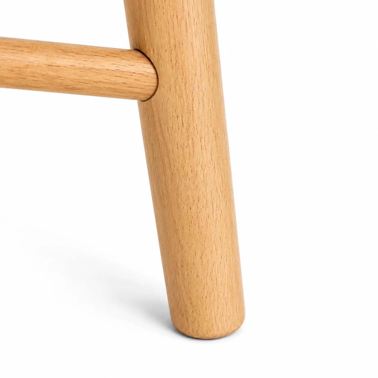 Ivy Solid Wood Counter Stool - Natural Oak and Heathered Ivory - Image 8