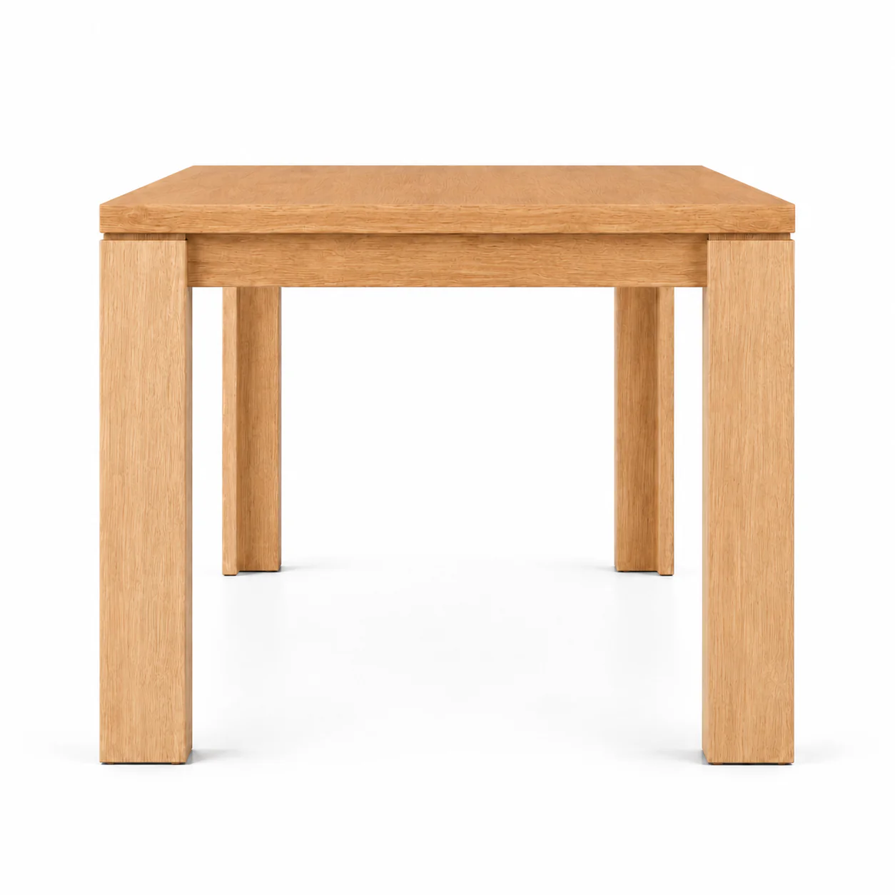 Vienna 63" Solid Wood Dining Table - Natural Oak - Image 3
