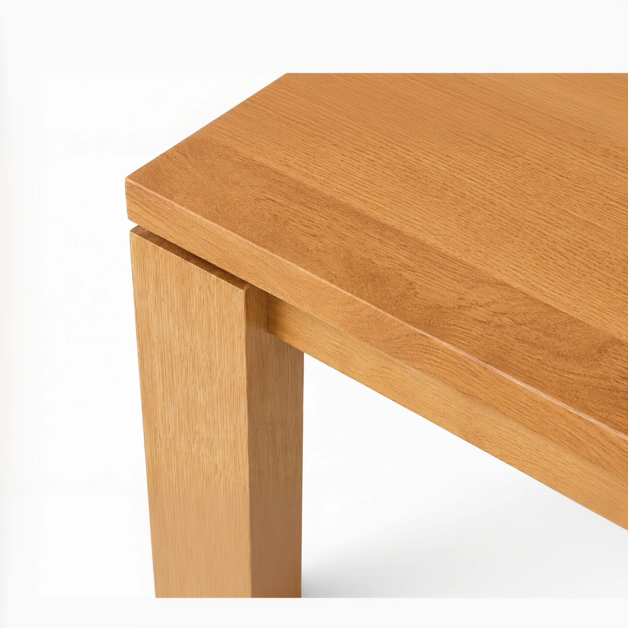 Vienna 63" Solid Wood Dining Table - Natural Oak - Image 4
