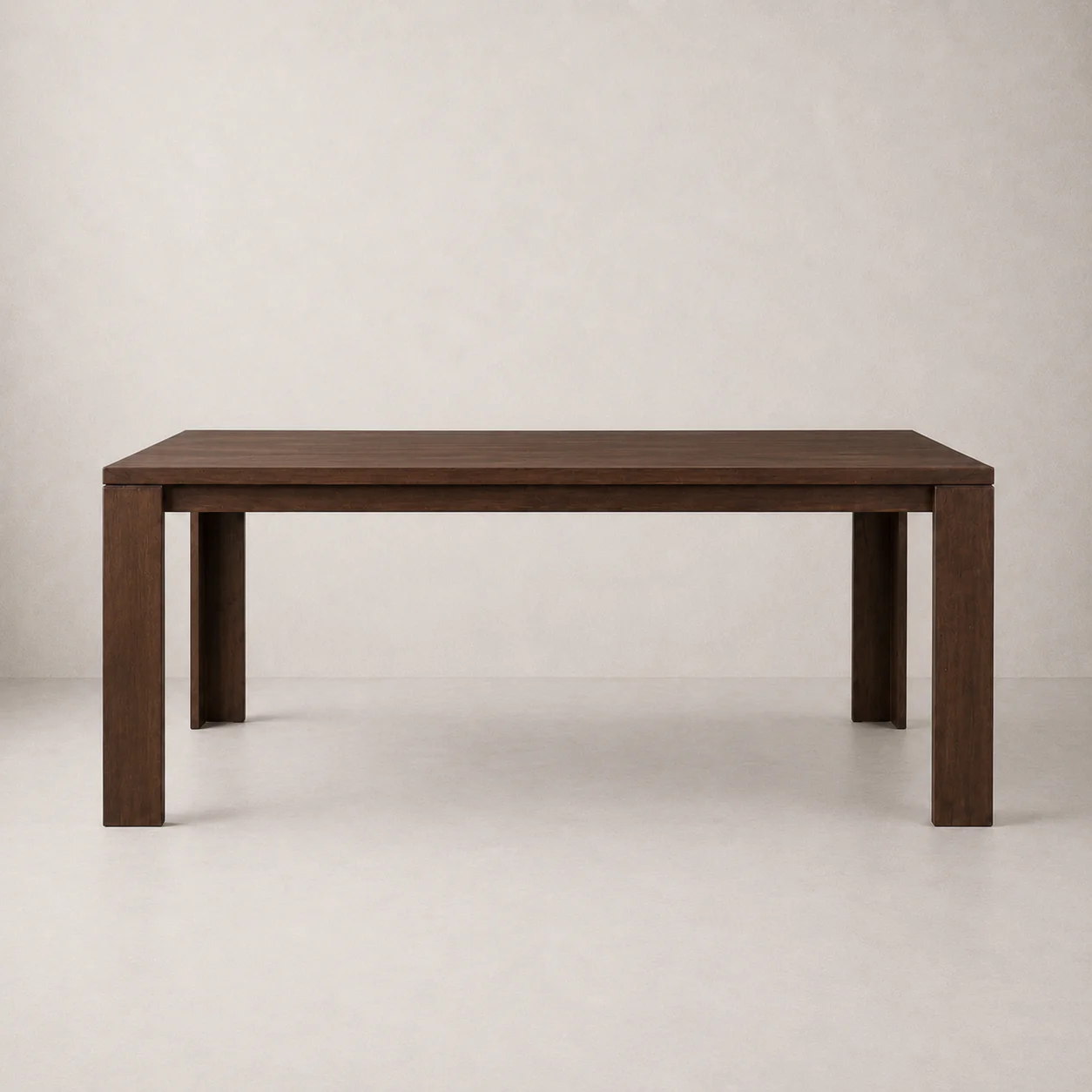 Vienna 63" Solid Wood Dining Table - Walnut - Image 3